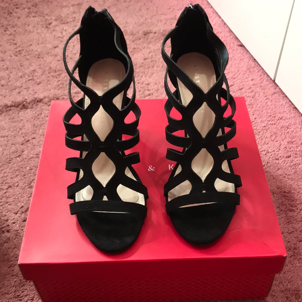 Black Open Toed Heels